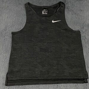 Nike Tank Top Womens XS Gray Dri-FIT Medalist Heather Training Shirt 899344-011